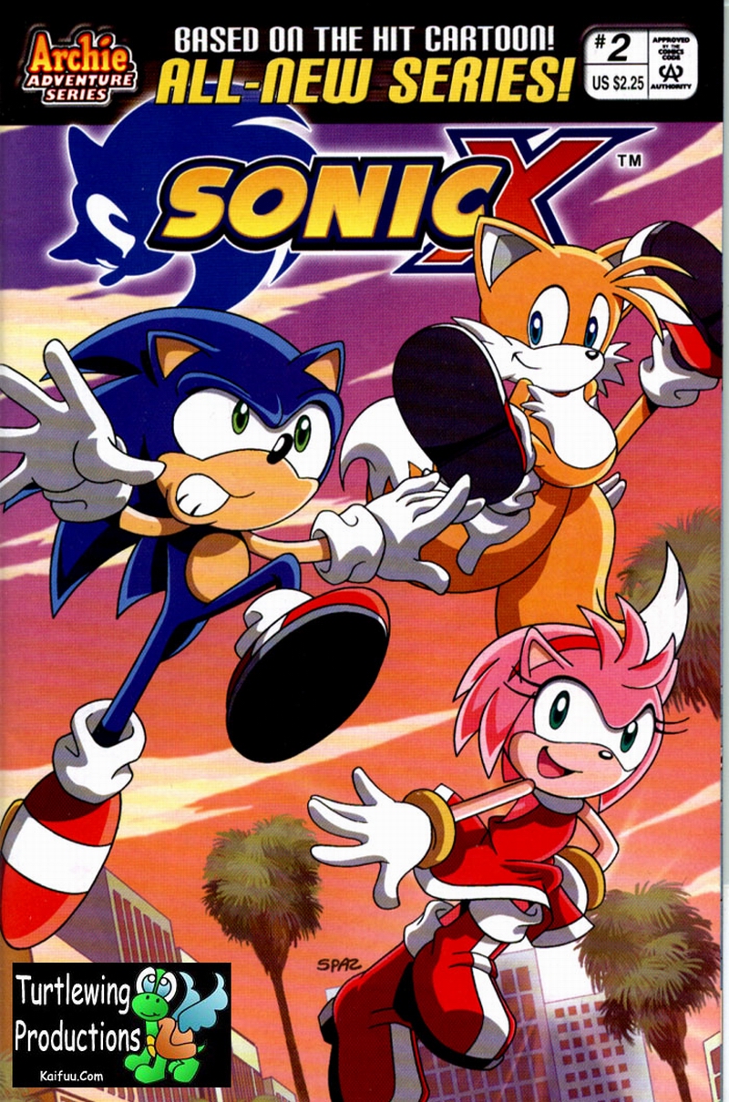 Sonic X - December 2005 Comic cover page